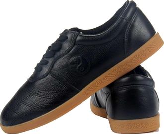 Generic Taekwondo Shoes, Adults Breathable Sport,Lightweight, for Boxing, Kung Fu, Karate and Taichi, Indoor Training Sports(Black,9.5 UK)