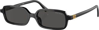 Miu Miu MU 11Zs Zonnebril - Dames - Zonnebrillen - Zwart - 51 MM - Accessoires