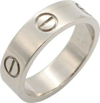 Cartier Silver White Gold (18K) Band Ring (Pre-Owned)