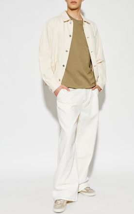 Sams&oslash;e & Sams&oslash;e Sachore Denim Jacket, Mens, Cream