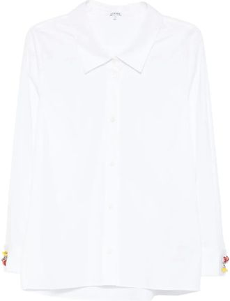 Loewe Camicia in popeline - Bianco
