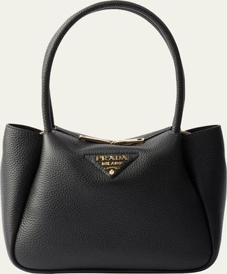 Prada Soft Leather Shoulder Bag