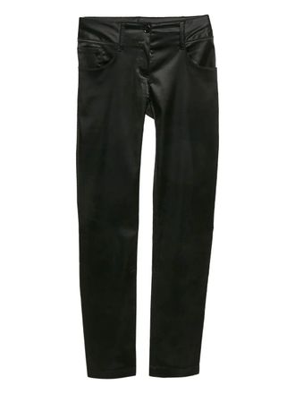 Dolce & Gabbana Pantaloni con placca logo - Nero