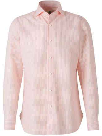 Borrelli Napoli striped shirt - Orange