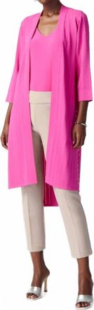 Jachs NY Womens Light Viscose Nylon Cover Up In Ultra Pink