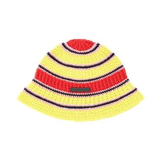 Stella McCartney Crochet Bucket Hat - unisex - Accessoires - Veelkleurig - Maat: 58 CM Katoen