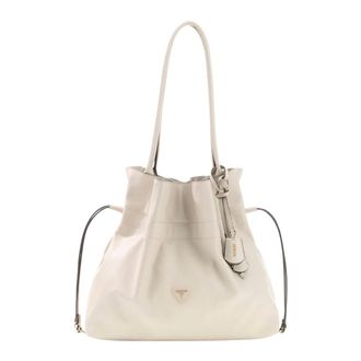 Guess Dames, Tassen, Wit, Maat: ONE Size Leer