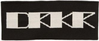 Rick Owens concordians knit headband - Black