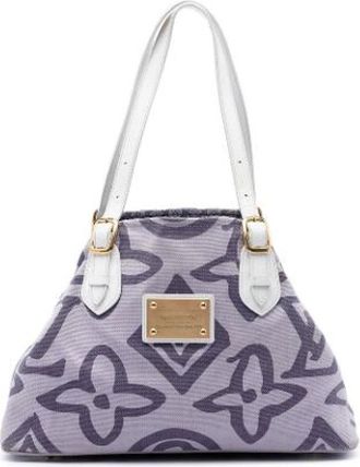 Louis Vuitton Pre-owned Tahitienne Cabas PM - Dames - Vintage Schoudertas - Paars - ONE Size - Leer - Vintage