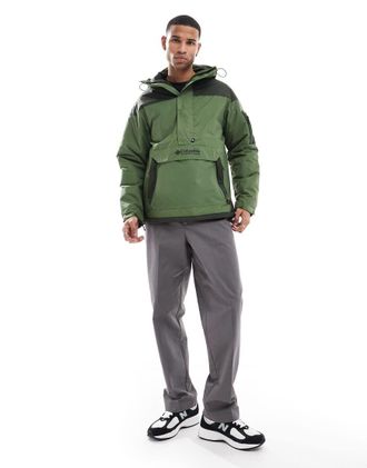 Columbia Challenger insulated pullover in green