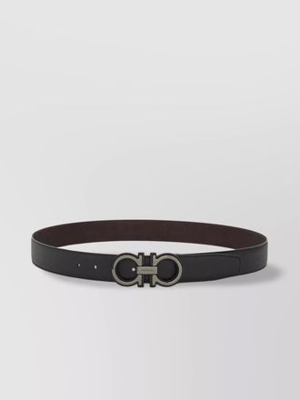 Ferragamo belt leather interchangeable buckle