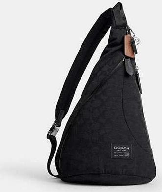 Coach Lachlan Sling In Signature Nylon