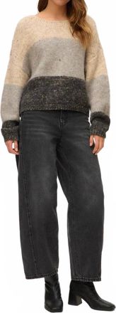 Vero Moda Jenna Boatneck Sweater In Grey