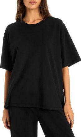 Vitamin A Coast Oversize Boyfriend T-Shirt in Black at Nordstrom, Size X-Small