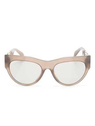 Versace Winged Medusa cat-eye frame sunglasses - Brown