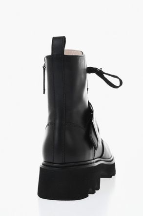 Roger Vivier Anfibi in Pelle con Suola Track Roger Vivier