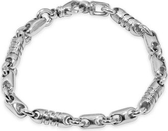 Pompeii3 Mens Marine Link 14k Gold (50gram) or Platinum (80gram) 6-5mm Bracelet 8.5