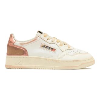 Autry Medalist Low - Heren - Sneakers - Beige - 40 EU - Leer - Schoenen
