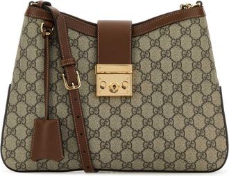 Gucci Gg Fabric Padlock Shoulder Bag