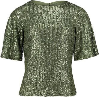 Vera Mont Dames, Blouses & Shirts, Groen, Maat: L Poliester