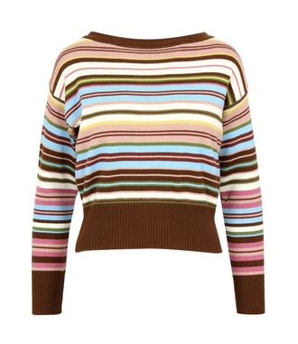 Weekend by Max Mara truien Bruin+Lichtblauw