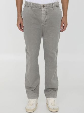 James Perse Mens Rigid Canvas Pants - Grey Cotton - Size 33 (Waist)