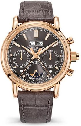 Patek Philippe Grand Complications Perpetual Chronograph Hand Wind Grey Dial Mens Watch 5204R-011
