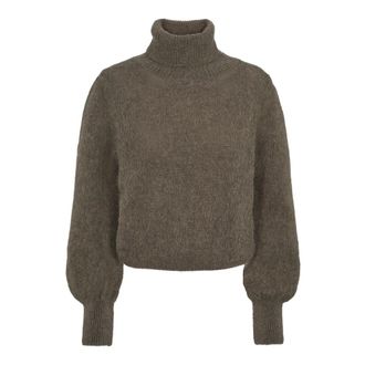 Americandreams Piro Rollneck - Dames - Coltruien - Grijs - M - Wol - Truien & Vesten