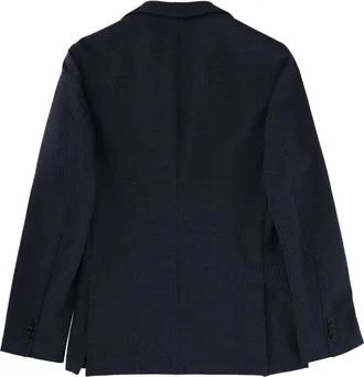 HUGO BOSS Cotton Blend Jacket - Blue