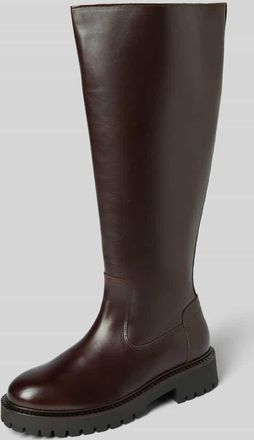 Marc O'Polo Stiefel aus echtem Rindsleder in Dunkelbraun, Größe 38