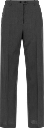 Jil Sander Gray Wool Dress Womens Pants