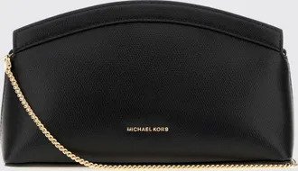 Michael Kors Borsa a tracolla Athena in pelle a grana con catena metallica