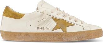Golden Goose Sneakers, male, White, 6 UK, Superstar Leather Trainers with Suede Star