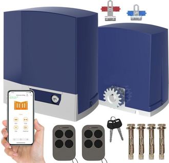 OEM Kit De Accionamiento Para Puerta Corredera, Actuador De 1000 Kg, Wifi, Aplicaci&oacute;n Autom&aacute;tica