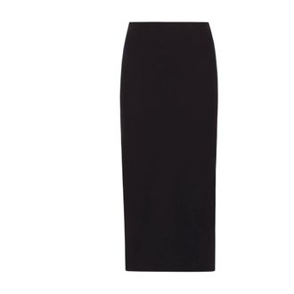 Dolce & Gabbana Midi Skirts, female, Black, Size: M Fashionable Black Skirt with Unique Design