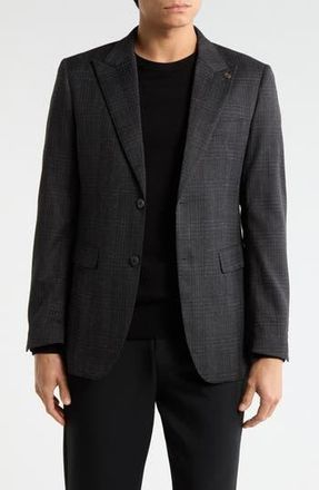 T.R. Premium Slim Fit Solid Stretch Sport Coat in Black at Nordstrom Rack, Size Xx-Large