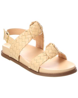 Schutz Kareena Knot Sporty Leather Sandal