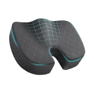 OEM Coj&iacute;n Ortop&eacute;dico Y Ergon&oacute;mico - Coj&iacute;n De Coxis De Espuma Viscoel&aacute;stica Para Silla De Oficina, Asiento De Coche, Silla De Ruedas, Sill&oacute;n, Gris