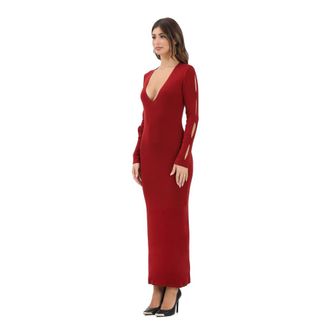 Akep Dames, Jurken, Rood, Maat: XS