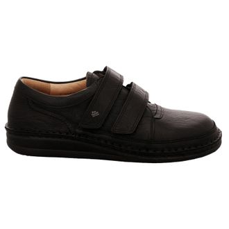 Finn Comfort Koln Leather Mens Hook and Loop Shoes - Black - Size:UK 10.5