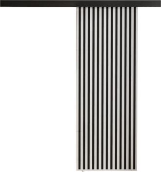 Mirjan24 Mobilier1 - Puerta Corredera Dover 201, Blanco + Negro
