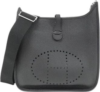 Herm&egrave;s Pre-owned Vintage Schoudertas - Dames - Vintage Schoudertas - Zwart - ONE Size - Leer - Vintage