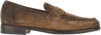 Doucal's Fum&eacute; suede leather loafers Man 43