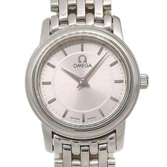 Omega Pre-owned De Ville Prestige Roestvrij staal - Dames - Pre-owned - Grijs - Maat: ONE Size