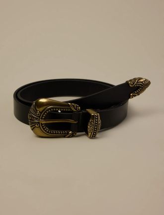 Lucky Brand Western Suede Belt