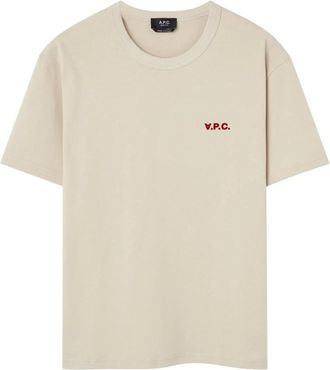 A.P.C. Hombre, Camisetas, Beige, Talla: XS