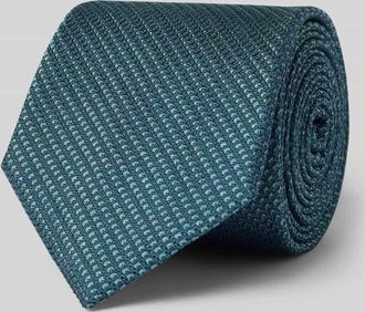 Willen Krawattenfabrik Krawatte aus Seide mit Strukturmuster (7,5 cm) in Gruen, Gr&ouml;&szlig;e 1