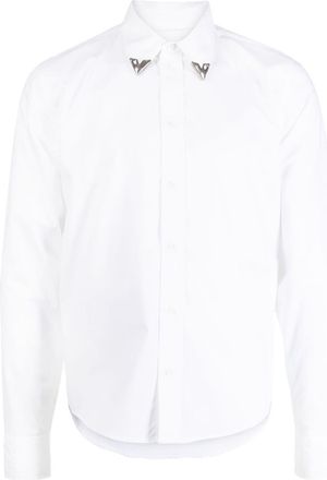Off-white straight-point collar shirt - men - Cotton - 48