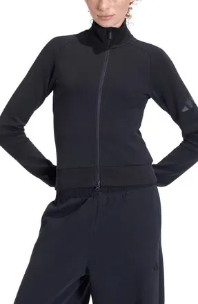 adidas Originals Slim Track Jacket in Black at Nordstrom, Size X-Small