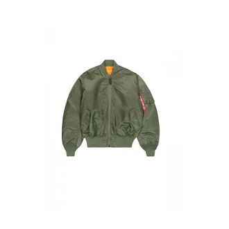 Alpha Industries Ma-1 Heritage Bomber - Heren - Bomber jackets - Groen - S - Polyester - Jassen